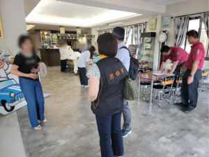 消保官辦公室日前召集交通旅遊處、工務處、消防局、警察局進行縣內旅宿業聯合查核。