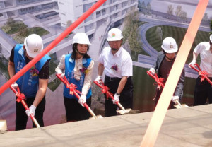 縣立竹北實驗高級中等學校舉行校舍興建動土典禮。