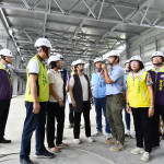 2025台灣設計展在彰化，縣長王惠美視察即將完工的「彰化國際展覽中心」。圖／記者鄧富珍翻攝