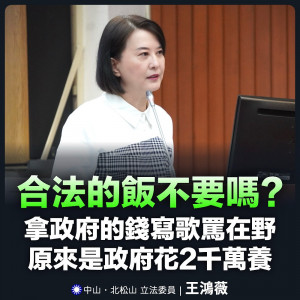 （圖／翻攝王鴻薇臉書）