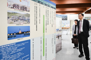 張市長一行赴岩沼市千年希望之丘參訪，借鏡其災防與城市韌性規劃經驗。