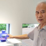 邱文虎在新竹市玻璃工藝博物館舉辦玻璃工藝個展。