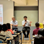 癌症希望基金會舉辦婦癌學習營，由中國醫婦科主任葉聯舜(右)、中榮婦科主任呂建興(中)及新竹馬偕兒童醫院婦科張幸治(左)，介紹婦癌治療新趨勢。（癌症希望基金會提供）