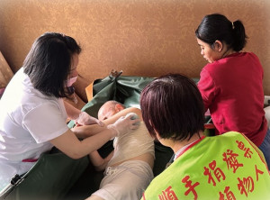 陳先生於7月順利入住創世新竹院，減輕了家庭經濟壓力。