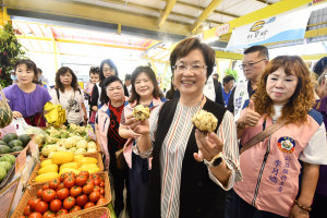 彰化優鮮產銷聯盟成立，縣長王惠美推廣最優值的「彰化品牌」。圖／彰化縣政府提供