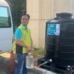 因應大停水，彰化市增設3處輔助供水站供民眾「補水」。圖／彰化市公所提供