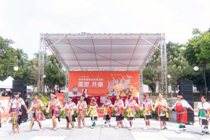 竹市原民聯合祭典活動現場。