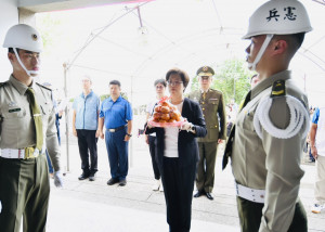 114年彰化縣各界祭祀明鄭蔣、鄧二公暨乙未抗日烈士，由縣長王惠美擔任主祭。圖／記者鄧富珍翻攝