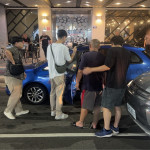 南投警方在台中市逮獲涉案男子。（南投分局提供）