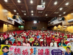 嘉義市政府衛生局舉辦「以健康學霸養成術，一點都不難」健康講座／嘉義市府提供