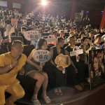 突破：三千米的泳士一片今日在南投戲院特映。（記者扶小萍攝）