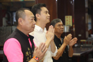 「三聖賜福」超夢幻聯動，護佑市民平安。