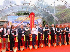 嘉義縣民雄鐵路高架化工程今天舉行臨時軌動土典禮／嘉義縣府提供