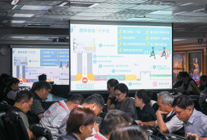 「四年百校七手法，好走好逛好安全」專題簡報。