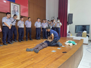 桃園民力訓練強化社會防衛意識。