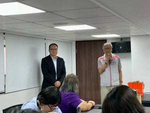 秘書處長于建國致詞勉勵，期許參與同仁都可獲得滿滿收穫與心得。