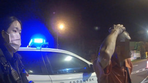 7旬長者迷途， 中壢警方熱心協助。