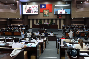 南投縣議會召開第20屆第6次定期會。（議會提供）