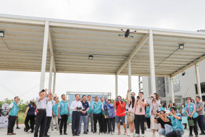 嘉義縣財政稅務局全國首創「去紅色鏈」國產軟、硬體無人機查核稅籍／嘉義縣府提供