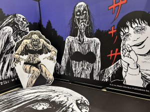 伊藤潤二《潛夢迴廊》台中站，不僅是一場視覺上的恐怖饗宴，更是一次挑戰心理極限的詭譎之旅。圖片提供／業者