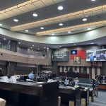 議員對交通觀光教育等都提出質詢建議。（記者扶小萍攝）