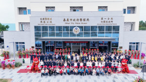 嘉義市竹園派出所及交通隊西區分隊新廳舍落成啟用／嘉義市府提供