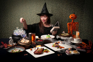 台中福華推萬聖節鬼魅餐飲，充滿巧思與驚喜。圖片提供／業者