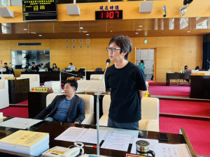 江肇國議員針對捷運工程局編制質詢。