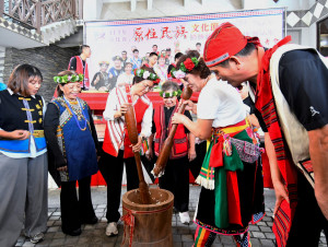 彰化縣原住民族文化節暨體能競技11月8日熱鬧登場。圖／記者鄧富珍攝