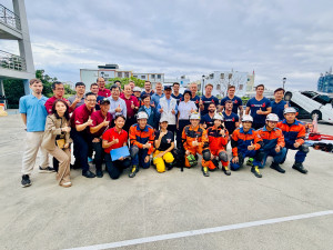 臺澳消防英雄齊聚臺東　深化山域車禍救援技術