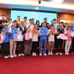 鍾東錦表揚苗栗2位在亞洲青年運動會摘金選手　肯定表現卓越為國爭光