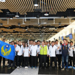 陳光復授旗義消代表隊 勉勵全力以赴爭取佳績