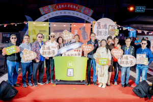 桃園市長張善政出席「舊城新浪漫」舊城區市集活動開幕記者會。