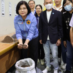 雲林縣長張麗善今天前往南亞廚餘資源化場現勘，呼籲中央政府應展現「禁止廚餘養豬」決心，並提供標準化、大規模的處理設施／翻攝照片