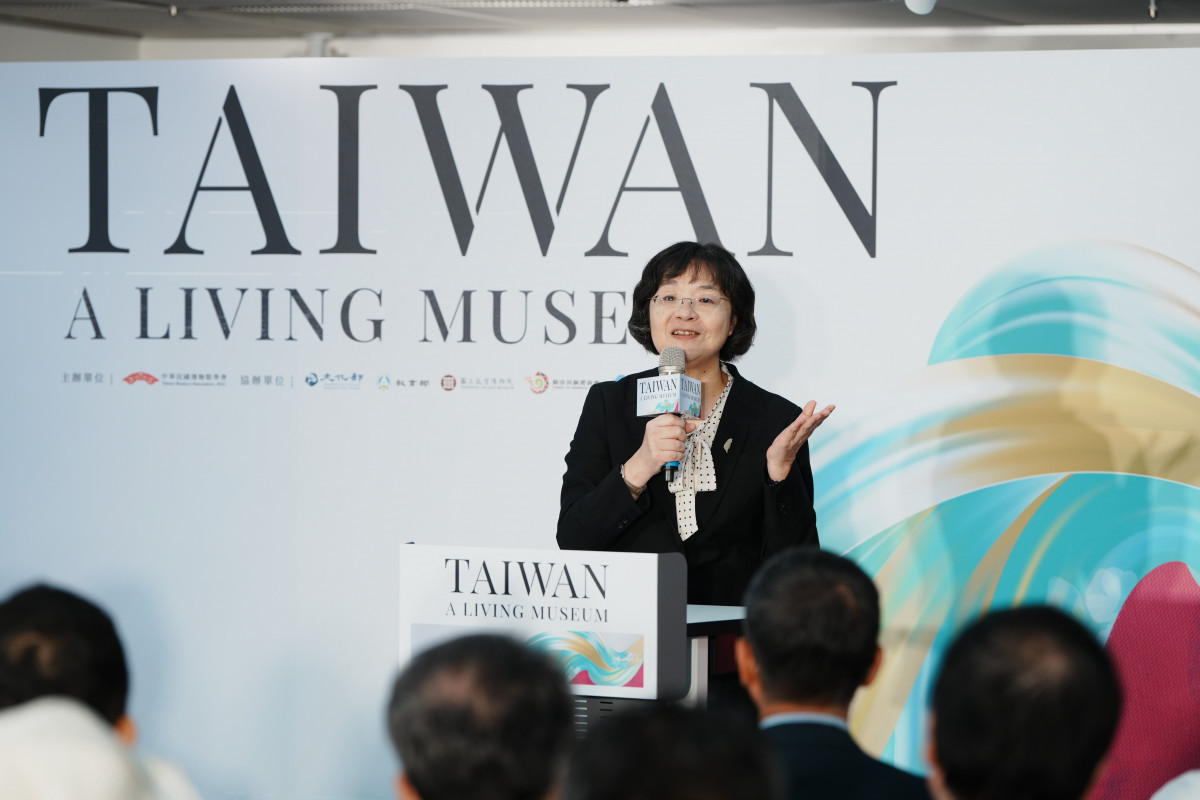 文化部常務次長徐宜君指出透過ICOM這樣的一個國際的場合在展現臺灣文化的實力是非常好的機會。(圖/中華民國博物館學會)