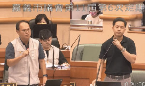 嘉義市議員郭定緯建議市府應效法彰化縣推出「童萌卡」／陳致愷翻攝