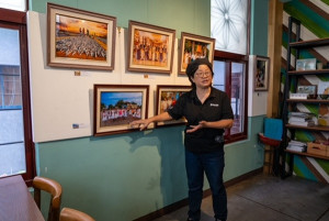 吳綉華老師攝影展。林重鎣攝