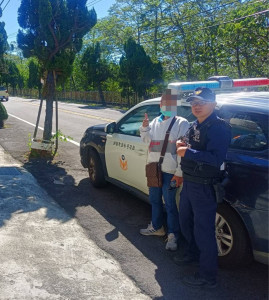 身障男子不慎迷途，員警主動關懷助返家。