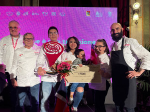 世界第一冰淇淋來自彰化鹿港，趙韻嵐奪冠寫台灣新頁。圖／比賽照片由趙韻嵐提供