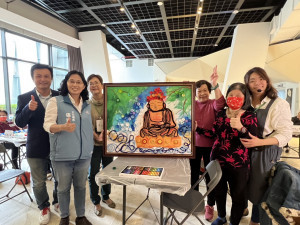 「畫出回憶與幸福」 彰化長輩美術館藝術療癒心靈。圖／文化局提供