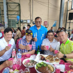 2026南投縣信義鄉鄉長選戰提前開打，4位有意投入選戰的參選人積極投入地方經營-左1左松學海、左2全秋雄、右2何明德、右1史慶昇。(圖/記者賴淑禎攝)