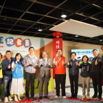 慶祝「人口三冠王」活動，新竹縣政府舉辦記者會。