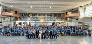 聲命音芙生命教育在名間國小。（救國團南投縣團委會提供）