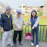 烏日出現大量毛毛蟲侵入住家，引起民眾恐慌，吳瓊華議員邀集相關單位會勘。