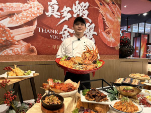 星饗道國際自助餐」將推出「真多蝦、金多蟹 — 感謝有你饗到你」冬季海味全新菜單。