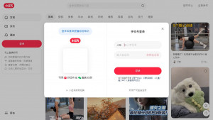 小紅書官網首頁。（圖／資料照片，圖源：翻攝自小紅書官網入口頁面）