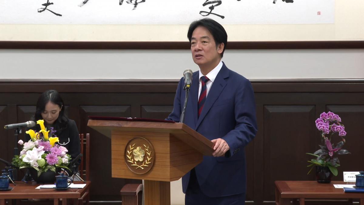 （圖／翻攝自總統府YouTube直播）