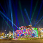 「恆春夜未眠」點亮古城　南門光雕展演彩排亮相