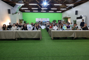 嘉義縣文化觀光局、國發會數位牧民辦公室舉辦「國際數位人才來嘉」文化好嘉、觀光好嘉記者會／嘉義縣府提供