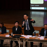 桃園市政府舉行「校園隨袋徵收政策說明會」。